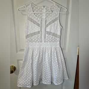 Love Tree White Eyelet Lace Dress